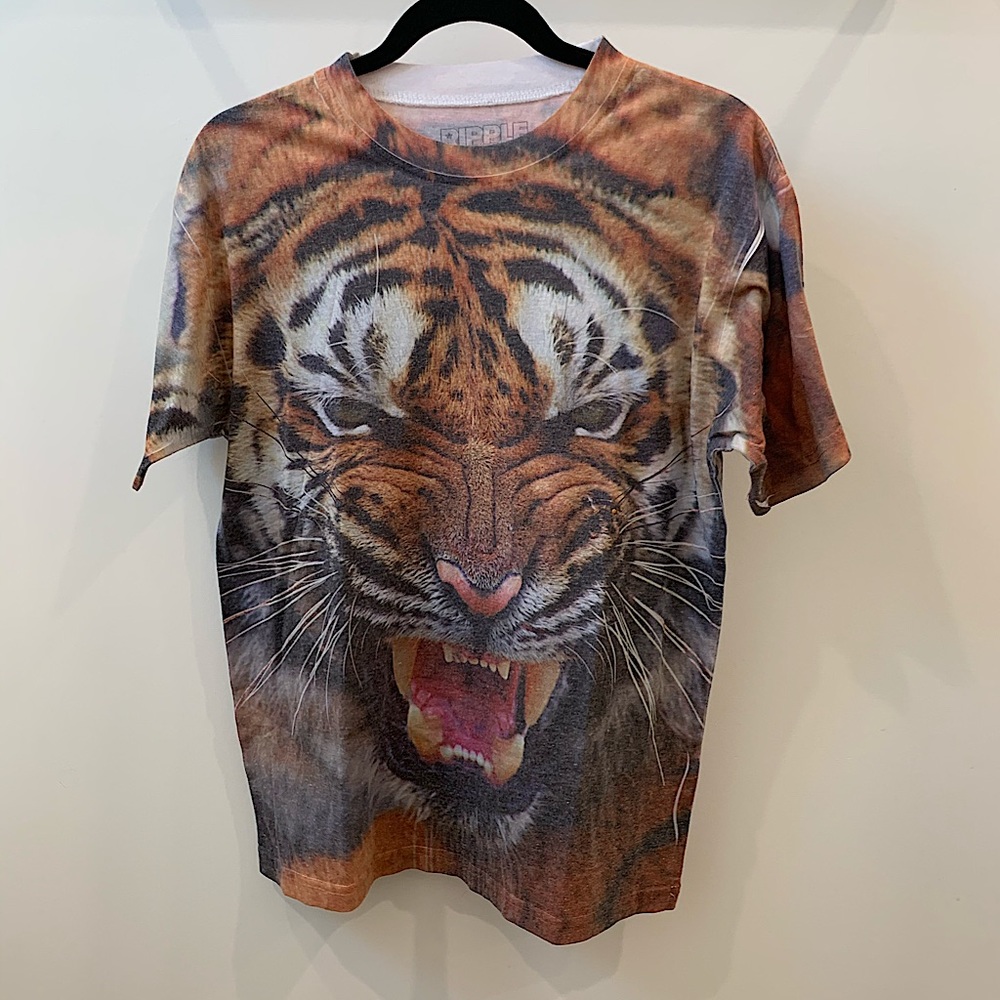 Ripple Junction Men’s Tiger Print TShirt